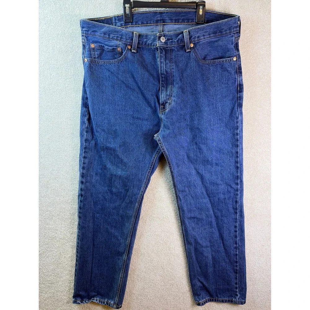 Levi's 505 Jeans Mens 40x30 (Fits 39x30)‎ Blue Straight Fit Denim Pants